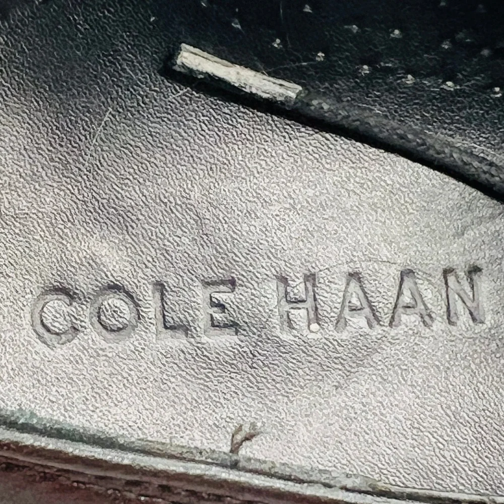 Cole Haan Shoes Mens 14 Black Leather Cap Toe Oxford Lace Up Dress Casual Formal